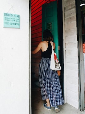 「Rubi（ルビ）のアイテム」を使った、WaiChingさん（レディース・165cm）の冬コーディネート