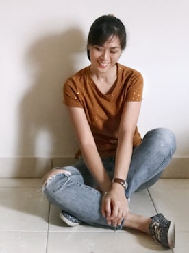 「Rubi（ルビ）のアイテム」を使った、WaiChingさん（レディース・165cm）の冬コーディネート