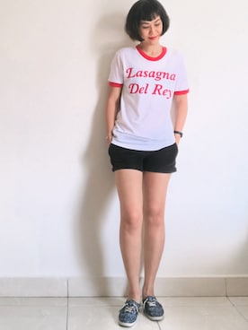 「Rubi（ルビ）のアイテム」を使った、WaiChingさん（レディース・165cm）の春コーディネート