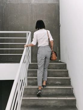 「Rubi（ルビ）のアイテム」を使った、WaiChingさん（レディース・165cm）の春コーディネート