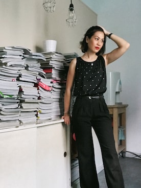 「Sephora（セフォラ）のアイテム」を使った、WaiChingさん（レディース・165cm）の夏コーディネート