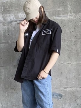「STUDIO SEVEN（スタジオ セブン）のアイテム」を使った、리노🌧さん（レディース・165cm）の夏コーディネート
