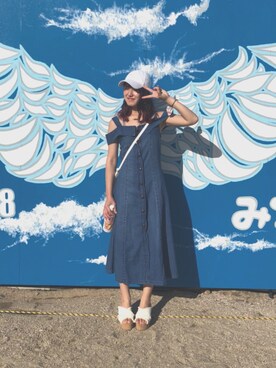 桃太郎ジーンズ モモタロウ ジーンズ のワンピース ドレスを使った人気ファッションコーディネート Wear
