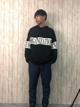 「SKKONE（スコーネ）のアイテム」を使った、Hironoriさん（メンズ・170cm）の春コーディネート