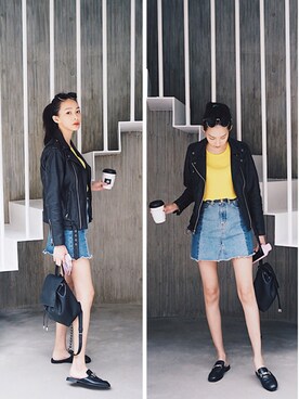 「MONKI」｜Tanya さん（レディース・168cm）の春コーディネート