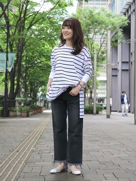 「グリッター」｜「アイテム（その他シューズ）」を使った、fukaさん（レディース・152cm）の夏コーディネート