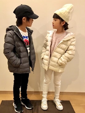 ぽろんさん（キッズ・123cm）の秋コーディネート