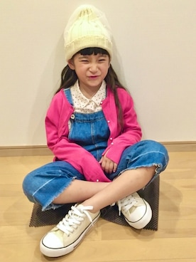 ぽろんさん（キッズ・123cm）の冬コーディネート