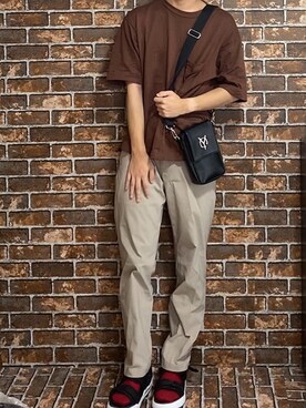 「UNIQLO（ユニクロ）の50色ソックス（消臭機能付き）（ソックス/靴下）」を使った、やんやんさん（メンズ・167cm）の夏コーディネート