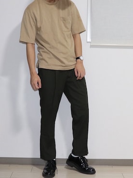 「ROTHCO（ロスコ）のアイテム（シューズ）」を使った、やんやんさん（メンズ・167cm）の秋コーディネート