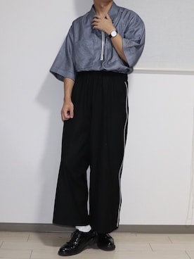 「ROTHCO（ロスコ）のアイテム（シューズ）」を使った、やんやんさん（メンズ・167cm）の秋コーディネート