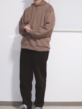 「E-COME（イーカム）のアイテム」を使った、やんやんさん（メンズ・168cm）の秋コーディネート