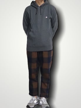 やんやんさん（メンズ・168cm）の冬コーディネート