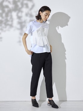 UN3D.(アンスリード)の「ビスチェドッキングTシャツ(Tシャツ ...
