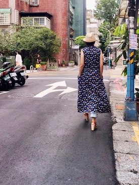 「CHILLEA（キリア）のアイテム」を使った、のぞみさん（レディース・160cm）の夏コーディネート