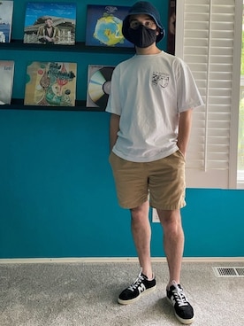 「Universal Works（ユニバーサルワークス）のアイテム」を使った、Shipさん（メンズ・168cm）の夏コーディネート