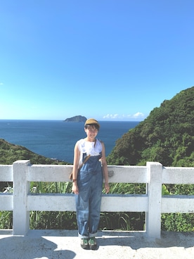 「BEAMS（ビームス）のアイテム（オールインワン・サロペット）」を使った、Ｋｉｎｉさん（レディース・155cm）の秋コーディネート
