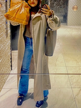 「ESPERANZA（エスペランサ）のアイテム（ローファー）」を使った、kyuuuuさん（レディース・153cm）の春コーディネート