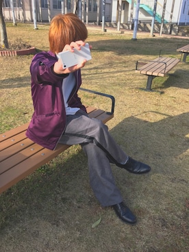 「ユニオンステーション」｜「アイテム（アナログ腕時計）」を使った、みやのさん（メンズ・168cm）の冬コーディネート