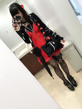 「ロリパンク」｜みさん（レディース・158cm）の夏コーディネート
