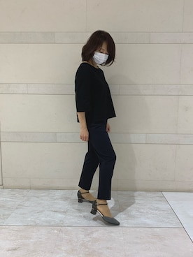 「HIMIKO On Rouge（ヒミコオンルージュ）のアイテム」を使った、HIMIKO　井筒屋本店さん（レディース・155cm）の秋コーディネート