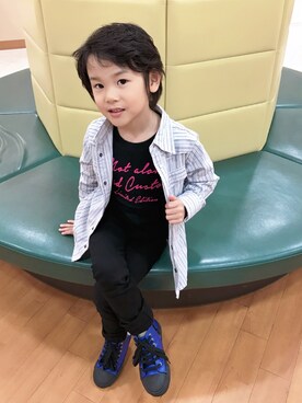 「RADCUSTOM」｜巧さん（キッズ・110cm）の秋コーディネート