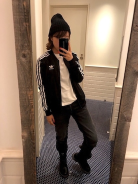 「MARC JACOBS（マークジェイコブス）のアイテム（ブーツ）」を使った、KANONさん（レディース・159cm）の秋コーディネート