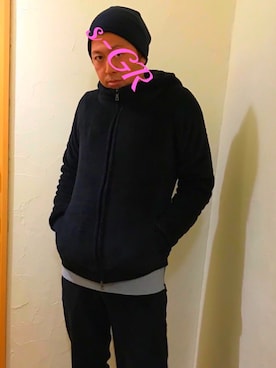 「wjk（ダヴルジェイケイ）のアイテム（スウェット）」を使った、s-GR🇮🇹さん（メンズ・175cm）の秋コーディネート