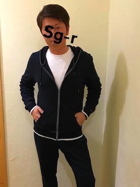 「SCENARIO（シナリオ）のアイテム（スウェット）」を使った、s-GR🇮🇹さん（メンズ・175cm）の秋コーディネート