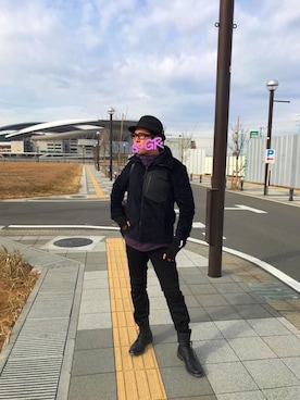 「MofM(manofmoods)（マンオブムーズ）のアイテム（ジャケット/アウター）」を使った、s-GR🇮🇹さん（メンズ・175cm）の冬コーディネート
