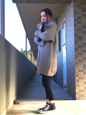 chima*さん（レディース・165cm）の冬コーディネート