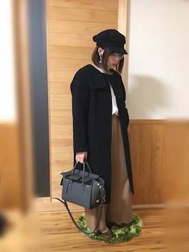 「レプシィム(LEPSIM)」｜「アイテム（腕時計）」を使った、くろ🍀😚さん（レディース・153cm）の冬コーディネート