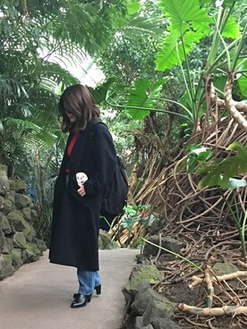 「アイテム（おもちゃ、ブルー系）」を使った、くろ🍀😚さん（レディース・153cm）の冬コーディネート