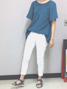 「PONY（ポニー）のアイテム」を使った、なのさん（レディース・171cm）の夏コーディネート