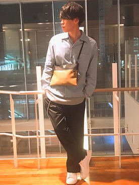 まきおさん（メンズ・171cm）の春コーディネート