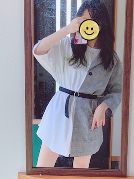 「アイテム（ワンピース/ドレス）」を使った、◦n◦さん（レディース・154cm・10代）の夏コーディネート