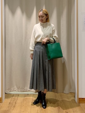 「きちんとスタイル」｜chiisanpoさん（レディース・174cm・20代）の秋コーディネート