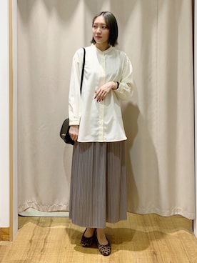 「秋のマイ旬スタイル」｜「アイテム（バレエシューズ）」を使った、chiisanpoさん（レディース・174cm）の秋コーディネート