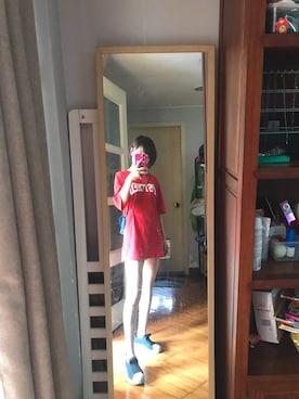 「休闲」｜「アイテム（スリッポン）」を使った、Dianewongさん（レディース・160cm）の夏コーディネート