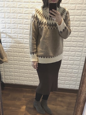 さっちゃんさん(レディース・165cm)の冬コーディネート