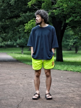 「NATAL DESIGN（ネイタルデザイン）のアイテム（トップス）」を使った、SCATTER BRAIN nicoじいさん（メンズ・175cm）の夏コーディネート