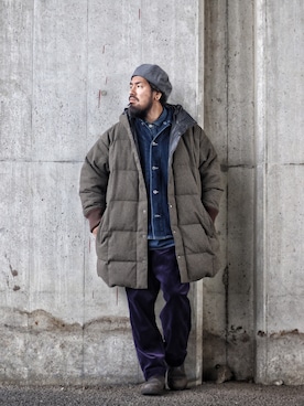 「NATAL DESIGN（ネイタルデザイン）のアイテム（ジャケット/アウター）」を使った、SCATTER BRAIN nicoじいさん（メンズ・174cm）の冬コーディネート