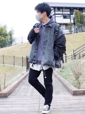 デニムジャケットを使った 高校生 の人気ファッションコーディネート Wear