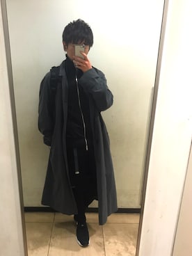 「アイテム（ジャージ）」を使った、takuさん（メンズ・169cm・20代）の冬コーディネート