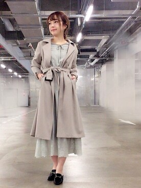 「abcdevol（エービーシーディーイーボル）のアイテム」を使った、たきさん（レディース・156cm）の冬コーディネート