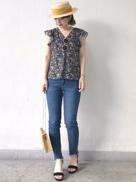 たきさん（レディース・157cm）の春コーディネート