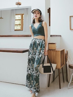 「アイテム（水着/着物・浴衣）」を使った、エンジェルルナさん（レディース・170cm）の春コーディネート