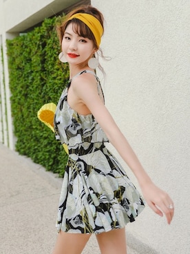 「アイテム（水着）」を使った、エンジェルルナさん（レディース・165cm）の春コーディネート