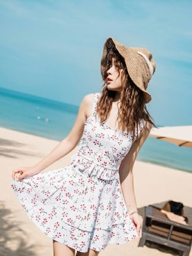 「アイテム（水着/着物・浴衣）」を使った、エンジェルルナさん（レディース・165cm）の春コーディネート