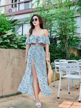 「アイテム（水着/着物・浴衣）」を使った、エンジェルルナさん（レディース・165cm）の春コーディネート